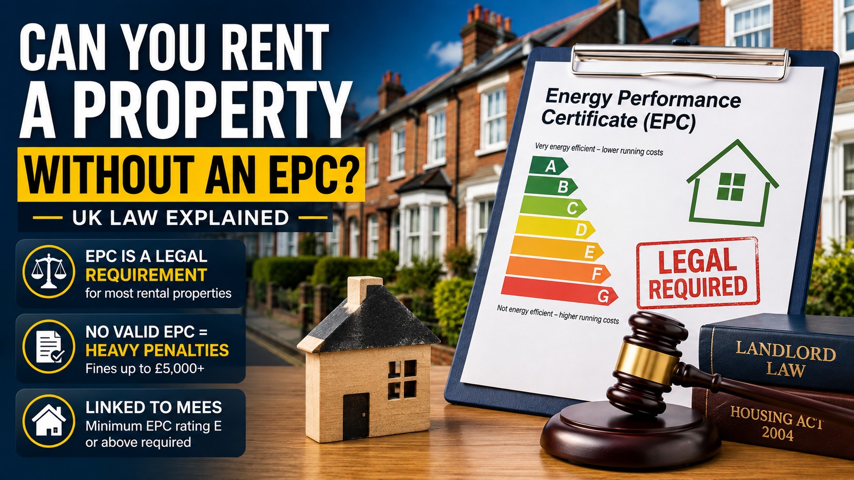 Can you rent a property without an EPC