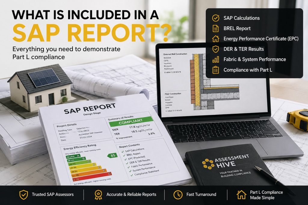 What is included in a SAP report