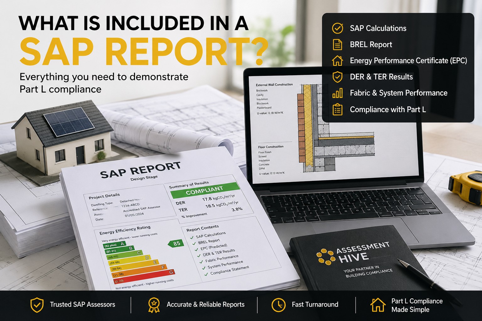 What is included in a SAP report